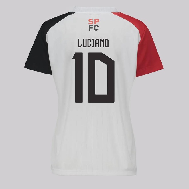 Camisa São Paulo Entrelaço 10 Luciano Feminina - Foto 1