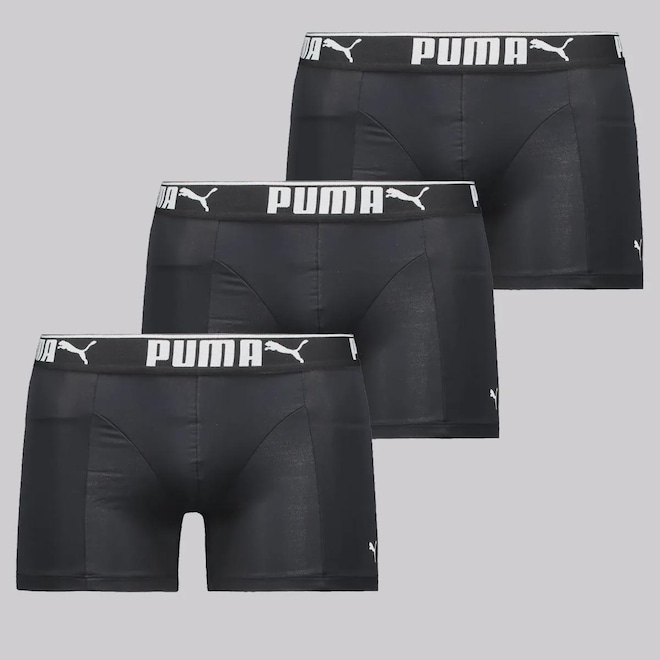 Kit 3 Cuecas Puma Boxer Masculina - Foto 1