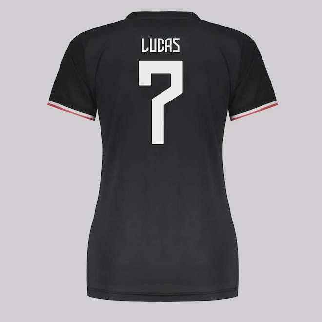 Camisa São Paulo Florian 7 Lucas Feminina - Foto 1