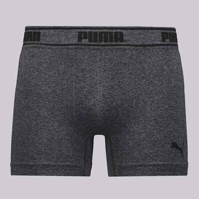 Cueca Puma Boxer Sem Costura Masculina - Foto 1