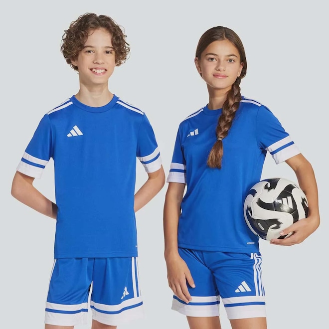 Camisa adidas Squadra 25 Infantil - Foto 1