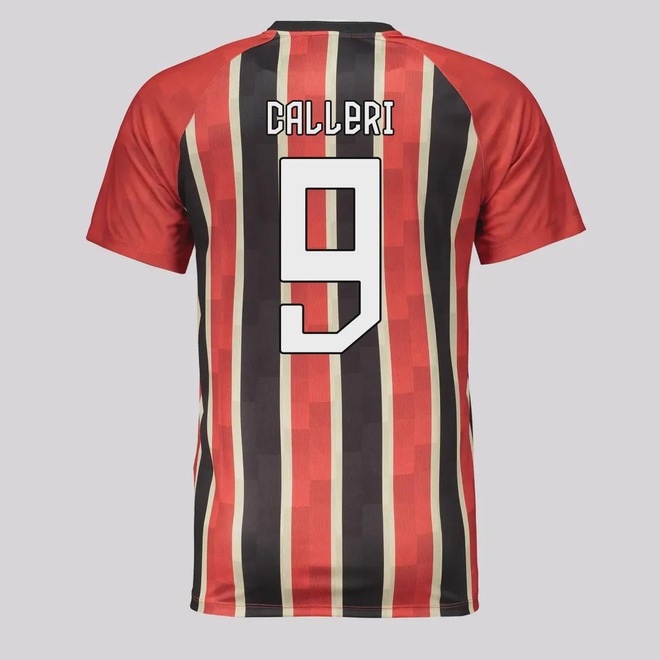 Camisa São Paulo Tricolor 9 Calleri Masculina - Foto 1