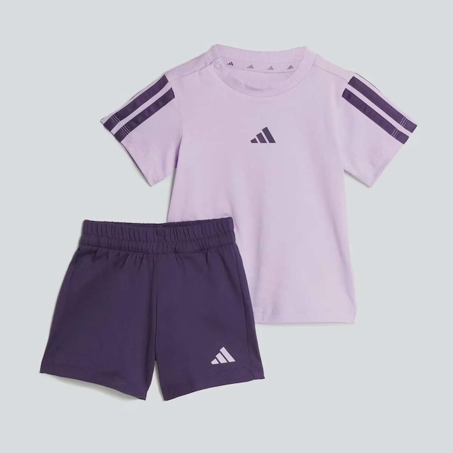 Conjunto adidas 3 Stripes Infantil - Foto 1