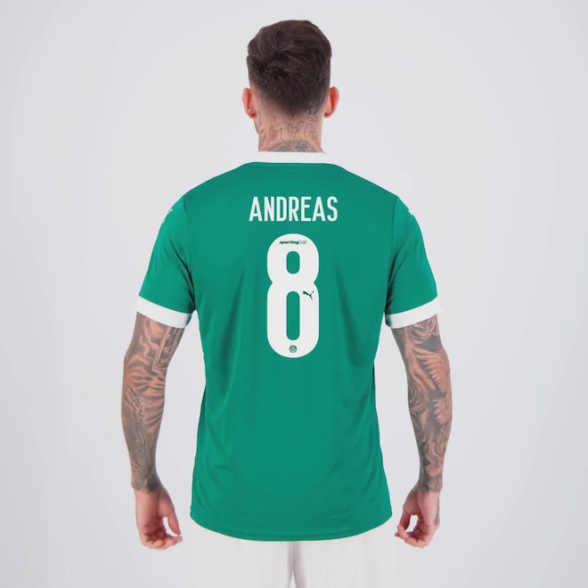 Camisa do Palmeiras I 25/26 Puma 8 Andreas Masculina - Foto 1