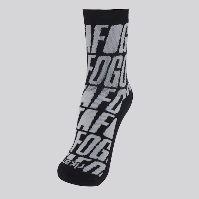 Meia Botafogo Cano Médio Esportiva Infantil - Foto 1