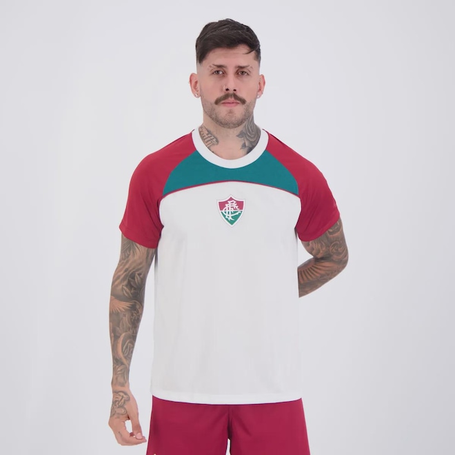 Camisa Fluminense Timbre Masculina - Foto 1