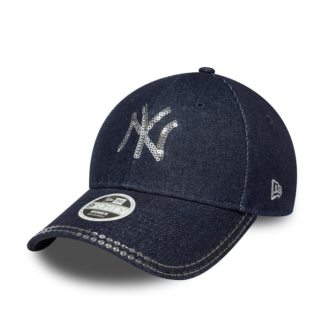 Boné New Era 9FORTY New York Yankees MLB Feminino - Foto 1