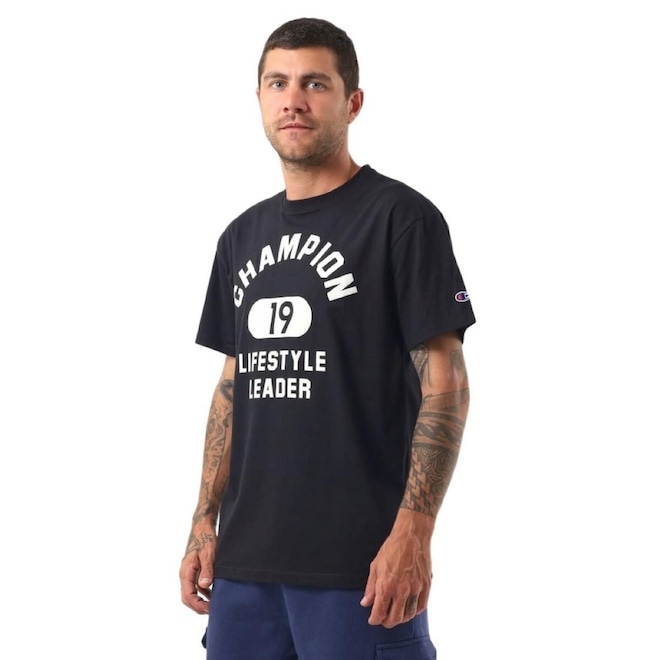 Camiseta Champion Lifestyle Leader Masculina - Foto 1