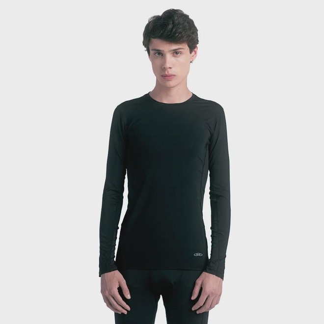 Camiseta de Compressão Manga Longa Olympikus Masculina - Foto 1