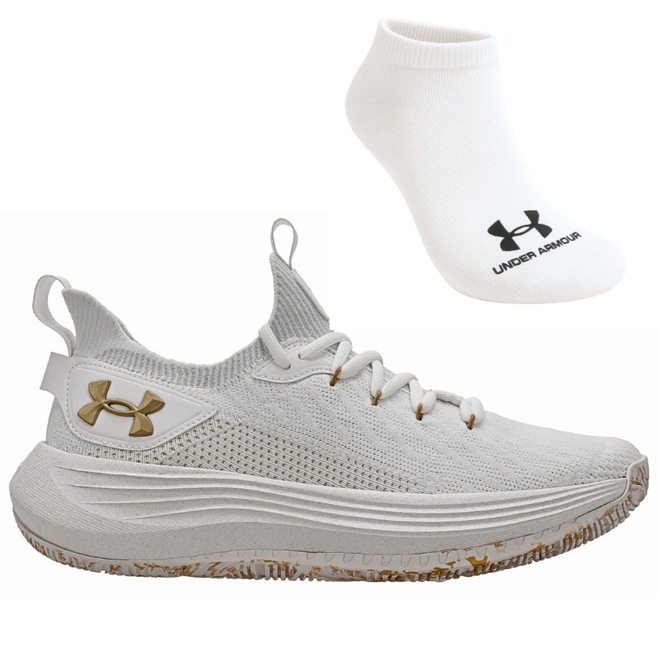Tênis Masculino Under Armour Hooper + 1 Par de Meia - Foto 1