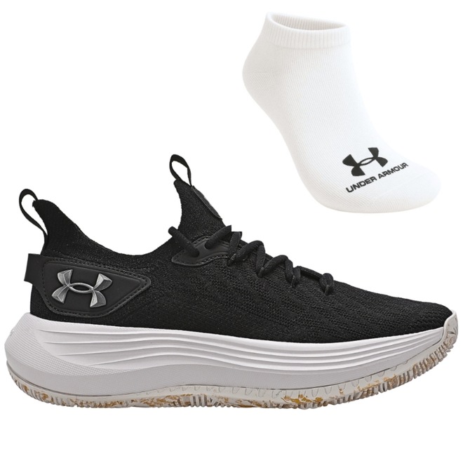 Tênis Masculino Under Armour Hooper + 1 Par de Meia - Foto 1