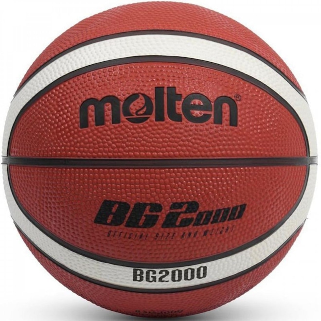 Bola de Basquete Molten Mini BG2000 Basketball Rubber Cover Infantil T3 - Foto 1