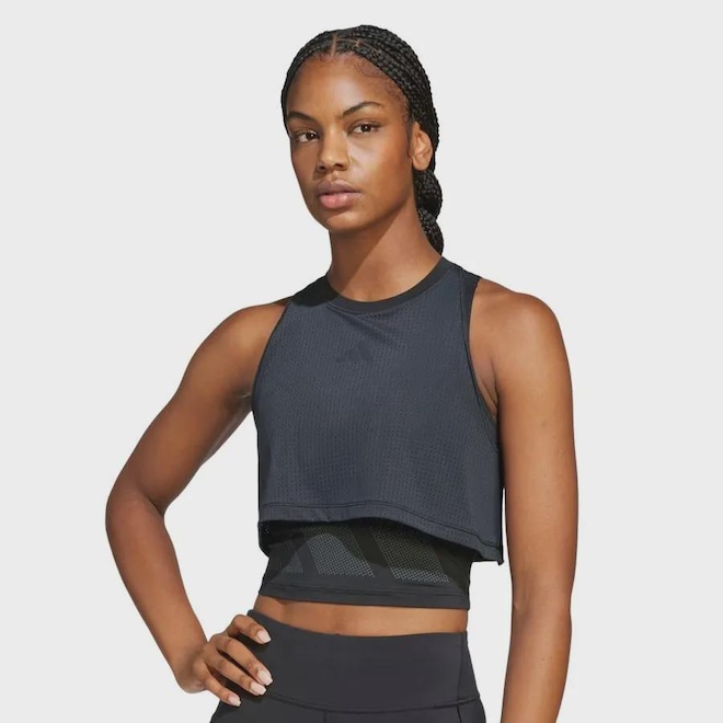 Top Fitness adidas Hiit 2 Em 1 Cool Intensity Feminino - Foto 1