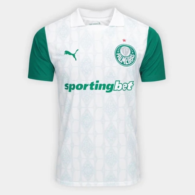 Camisa Palmeiras II 25/26 Torcedor Puma Masculina - Foto 1