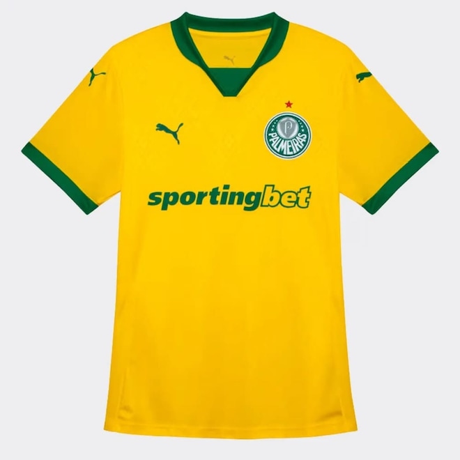 Camisa Palmeiras III 25/26 Puma Feminina - Foto 1