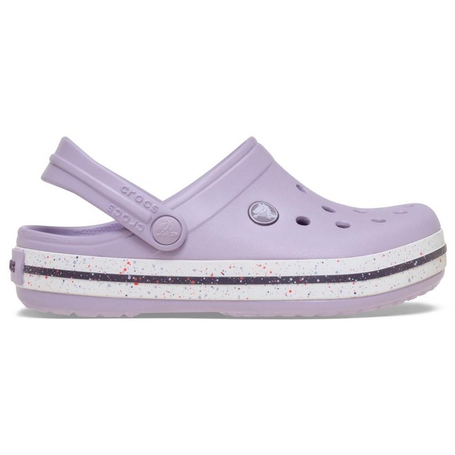 Sandálias Unissex Crocs Crocband Speckled Band Clog K Lavender - Foto 1