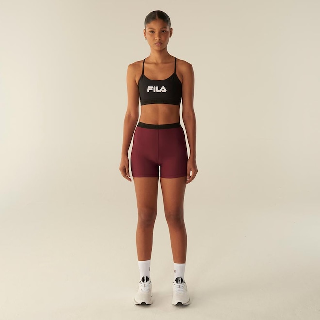 Shorts Fila Train Elastic V Feminino - Foto 1