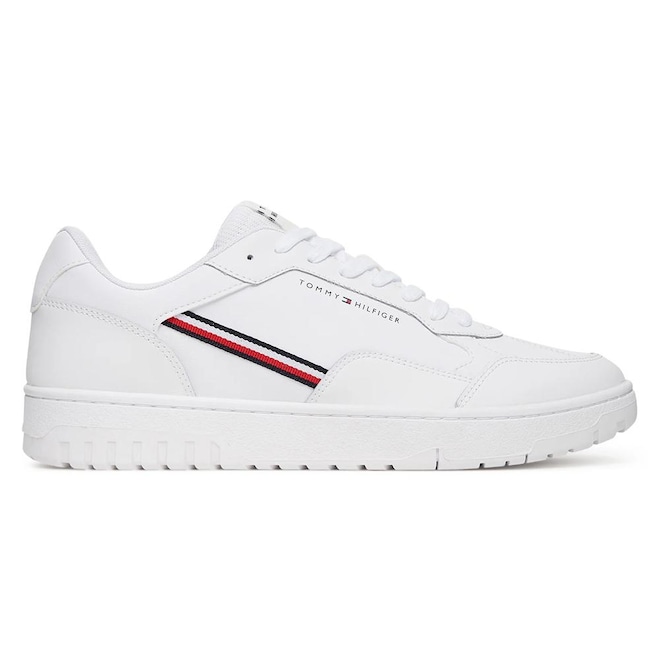 Tênis Masculino Tommy Hilfiger TH Basket Core Stripes - Foto 1