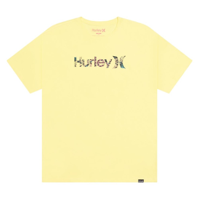 Camiseta Hurley O&O Floral SM26 Masculina - Foto 1