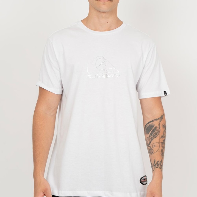 Camiseta Quiksilver Omni Chrome Line Masculina - Foto 1