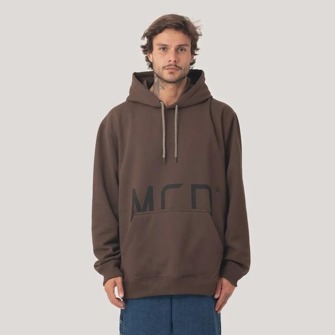 Blusão de Moletom Canguru Fechado MCD Core - Masculino - Foto 1