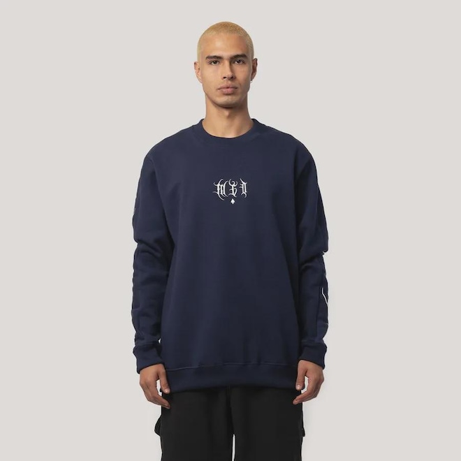 Blusão de Moletom Especial MCD Caligrafitti - Masculino - Foto 1