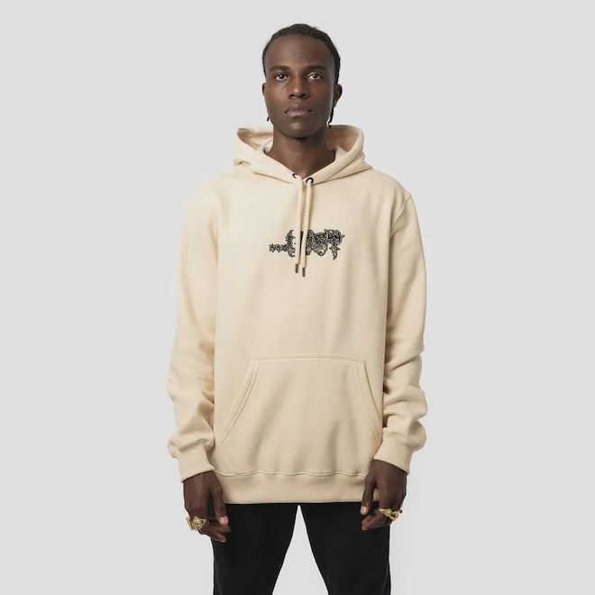 Blusão de Moletom Canguru More Lost - Masculino - Foto 1