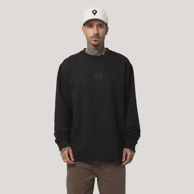 Blusão de Moletom Especial MCD Caligraffiti Core - Masculino - Foto 1