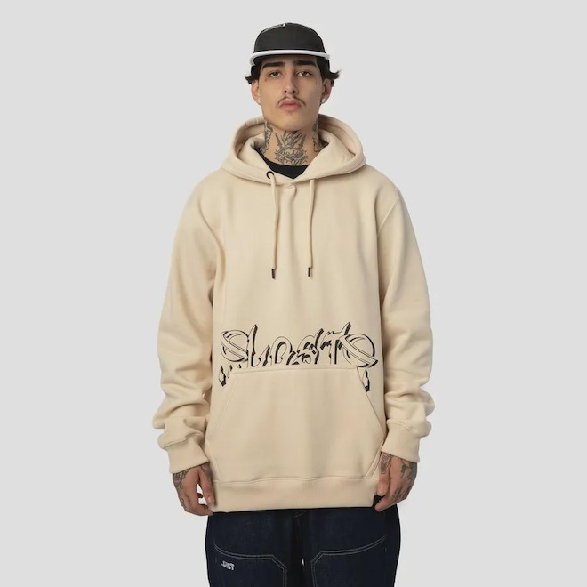 Blusão de Moletom Canguru Lost Saturn - Masculino - Foto 1