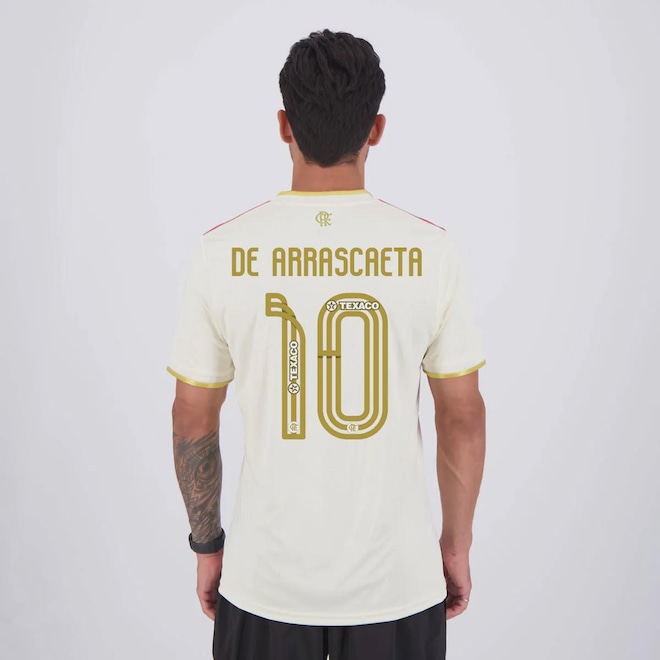 Camisa do Flamengo III 2025 10 De Arrascaeta adidas Masculina - Foto 1