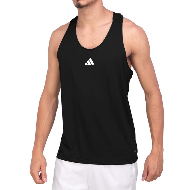 Camiseta Regata adidas Treino Basic Masculina - Foto 1
