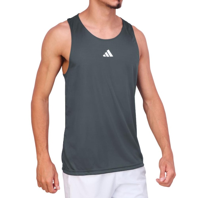 Camiseta Regata Adidas Treino Basic Masculina - Foto 1