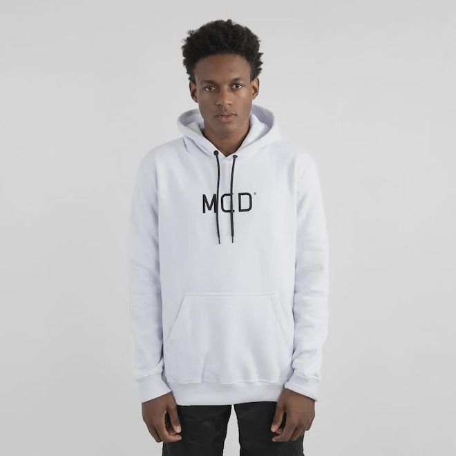 Blusão de Moletom Canguru Fechado MCD - Masculino - Foto 1