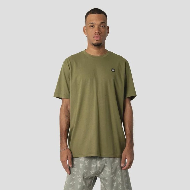 Camiseta Lost Mescla Patch - Masculina - Foto 1