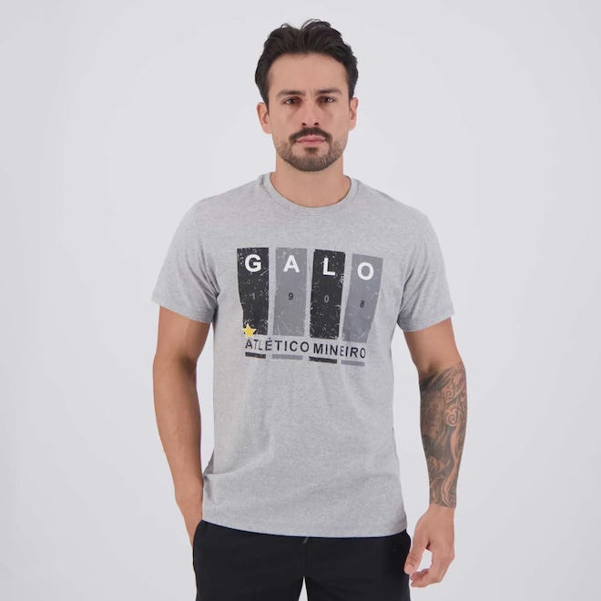 Camisa Atlético Mineiro Degree Masculina - Foto 1