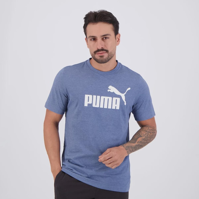 Camiseta Puma ESS No. 1 Masculina - Foto 1