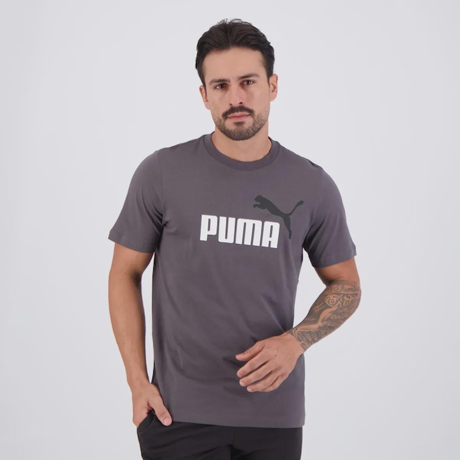 Camiseta Puma ESS 2 Color NO. 1 Masculina - Foto 1
