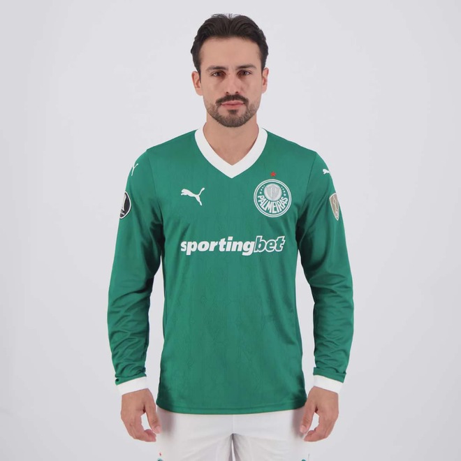 Camisa do Palmeiras I 2025 ML Libertadores Puma Masculina - Foto 1