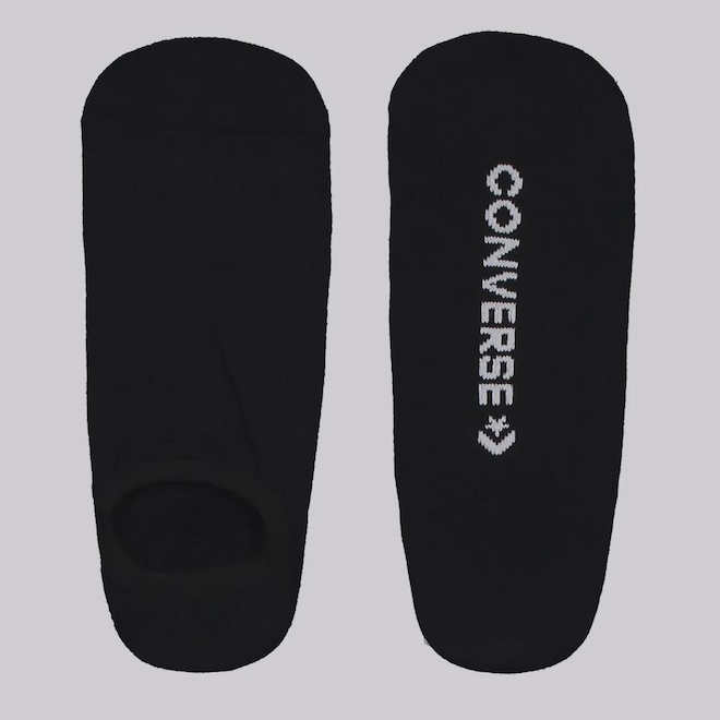 Kit Meia Converse Cano Baixo Star Chevron 3 Pares Unissex - Foto 1