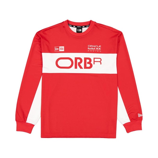 Camiseta New Era Manga Longa Red Bull Racing Red Bull Masculina - Foto 1