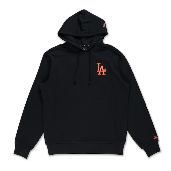 Blusão de Moletom Canguru Fechado New Era Los Angeles Dodgers MLB Masculino - Foto 1