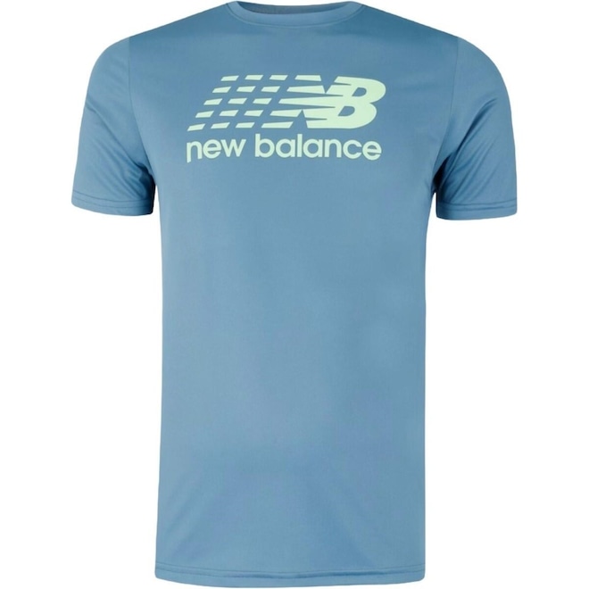 Camiseta New Balance Multi Color Performance Masculina - Foto 1