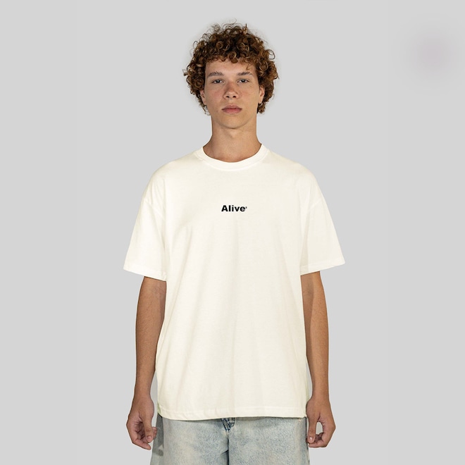 Camiseta Alive Clássica Basic Masculina - Foto 1