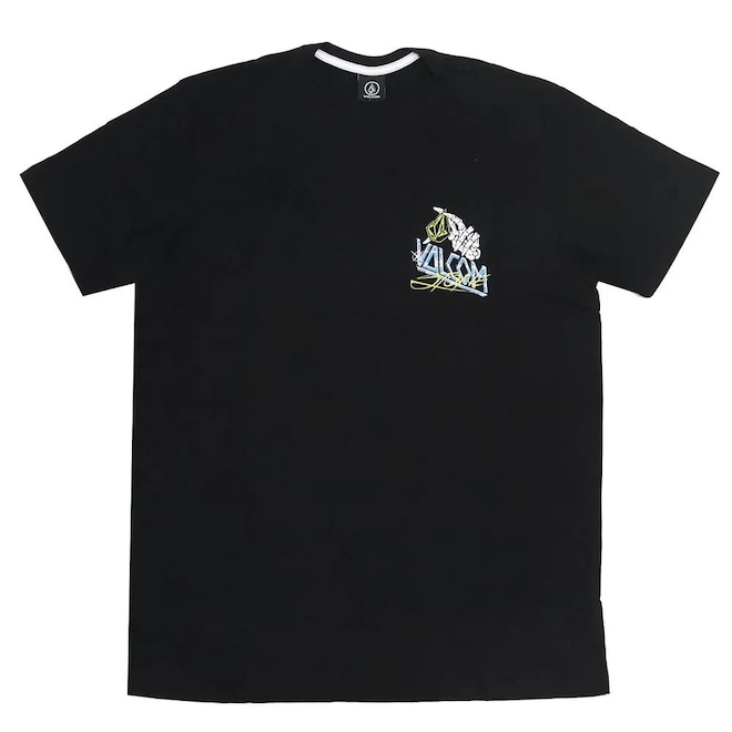 Camiseta Volcom Dropped Oversize Masculina - Foto 1