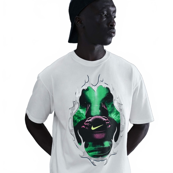 Camiseta Nike M90 BBALL Masculina - Foto 1