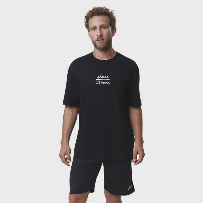 Camiseta Graphic Senna Asics Samurai Unissex - Foto 1
