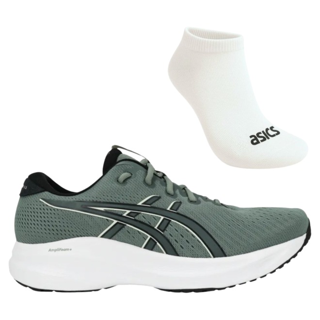 Kit Tênis Asics Gel-Excite 11 E Meia Cano Curto - Masculino - Foto 1