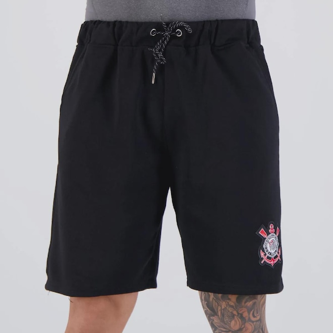 Bermuda Corinthians Embroidery Masculina - Foto 1