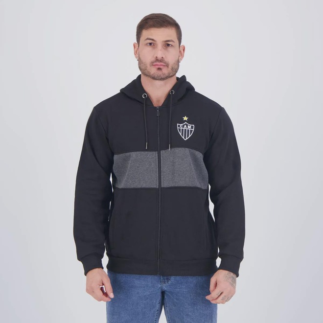 Jaqueta Moletom Atlético Galo Mineiro Masculina - Foto 1
