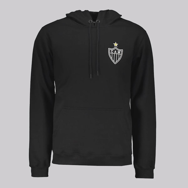 Blusão de Moletom Atlético Mineiro Canguru Masculina - Foto 1
